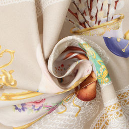 Скатерть Этель Пасхальные куличи d=148 см, 100% хл, саржа 190 гр/м2  фото 5