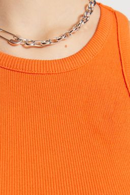 TRENDYOLMILLA Siyah Fitilli Kollar? Volanl? Bodycone/Vucuda Oturan Esnek Mini Orme Kalem Elbise TWOSS23EL00303 фото 13