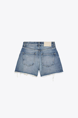 Z1975 RIPPED LOW-RISE SHORTS - Zara фото 17