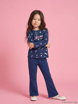 Bask?l? K?z ?ocuk Ti??rt ve Tayt