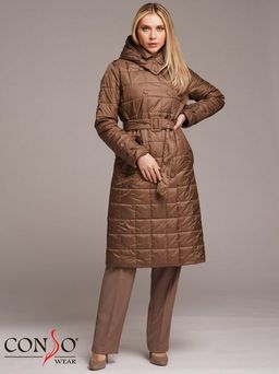 Conso/SL 210107 - hazelnut Утепленное Пальто  фото 5