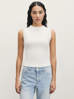 Базовый топ в рубчик / Zarina  фото 3