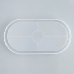 Подставка из гипса. Набор для создания поддона с поталью «Овал»