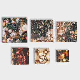 Набор подарочных коробок 6 в 1 «С Новым годом», 10×10×6 - 20×20×11 см