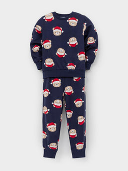 К 1663-1/синий 1410 Н148.1 пижама дет