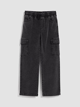 Erkek ?ocuk Kargo Jean Pantolon
