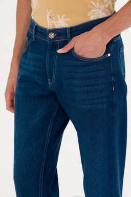 Erkek Mavi Jean Pantolon
