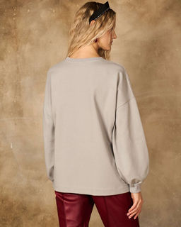 Свитшот с принтованным корсетом 95% хлопок, 5% лайкра - Sahar art lab фото 6