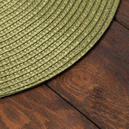 Салфетка сервировочная Доляна Овал, цв.зеленый, 45*30 см  фото 2