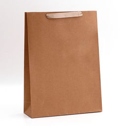 Цена за 5 шт. Пакет крафт без печати, 30×10×40 см 260 г/м²