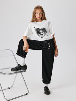 ACOOLA / Футболка детская для девочек Gulu белый  фото 3