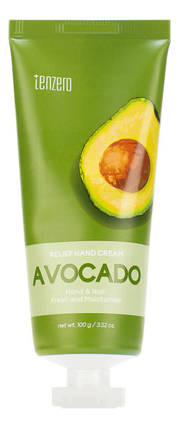 Крем для рук с экстрактом авокадо TENZERO Relief Hand Cream Avocado , 100g