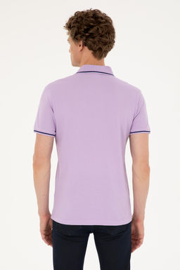 Мужская сиреневая базовая футболка - U.s. polo assn фото 5