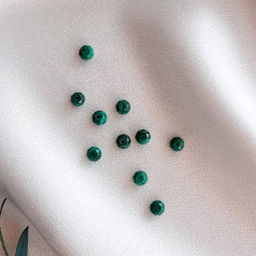 Бусины для украшений из Малахита (10 шт)