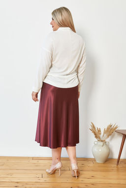 Юбка Luxury Moda 1188 бордовый