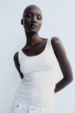 Top de tirantes en microfibra - H&m фото 4