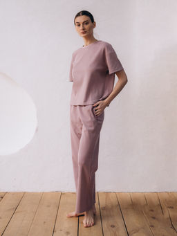 Пижама домашняя Indefini полиэстер с эластаном