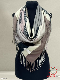 Теплый зимний платок из 100% кашемира,