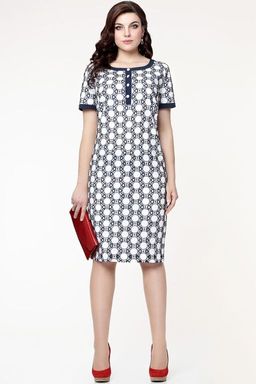 Платье офисное женское из шитья больших размеров