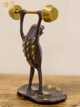 Статуэтка Лягушка спортсмен № Ст4260/2 - Ганг фото 2