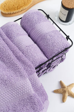 Полотенце махровое - Насыщенная сирень 40х70