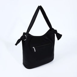 Сумка-тоут на молнии, 2 наружных кармана, цвет чёрный - Simaland фото 2