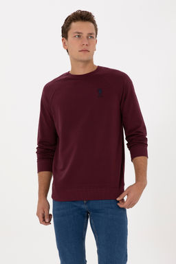 Erkek Bordo Basic Sweatshirt - U.s. polo assn фото 17
