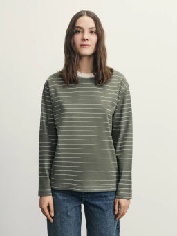 Лонгслив в полоску из хлопка / Zarina  фото 3