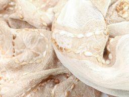 Палантин с вышивкой (шерсть вареная) в ассортименте №Тк903/17 - Ганг фото 3