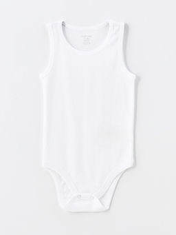 Bisiklet Yaka Basic K?z Bebek ??t??tl? Bodysuit 2li