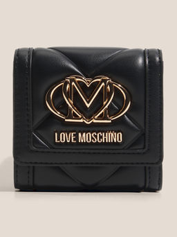 Женское портмоне LOVE MOSCHINO SLG EMBOSSED Q Артикул 4561401, черный