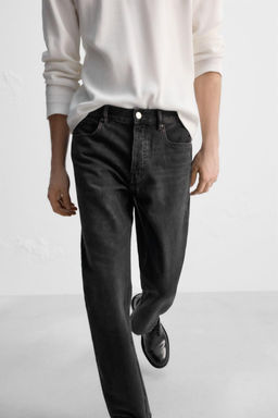 STRAIGHT-FIT REGULAR JEANS - Zara фото 5