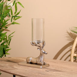 Подсвечник «Олень», 21×11×35 см, алюминий