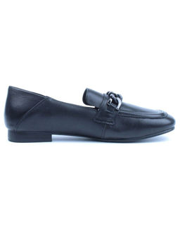 03-DCO117-1 BLACK Лоферы женские (натуральная кожа)