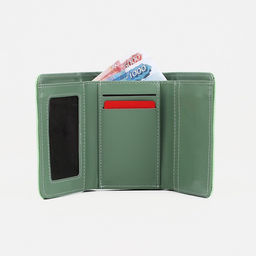 Кошелёк на магнитах, цвет салатовый - Simaland фото 5
