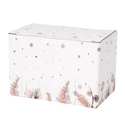 Набор для специй Доляна Рождественский снеговик, 3 предмета: солонка 130 мл, перечница 130 мл, подставка  фото 8