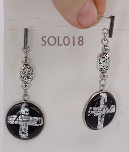 Серьги из муранского стекла