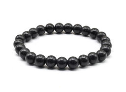 Браслет из шунгита искусственного шарик 8мм