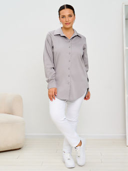 Рубашка женская MR021SS3 grey - Maxroses фото 6