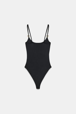 BODY FORNITURA POLIAMIDA / Negro - Zara фото 8