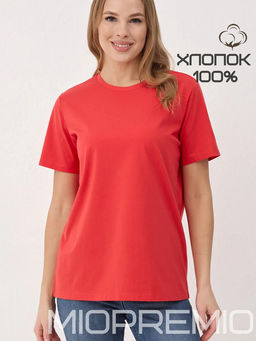 LUI et ELLE/ Футболка женская базовая 100% хлопок