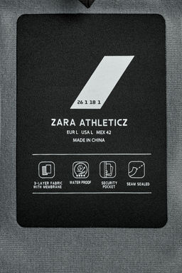 RECCO® WATERPROOF SHELL SKI TECHNICAL JACKET - Zara фото 28