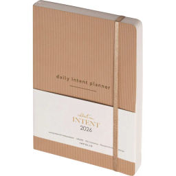 Ежедневник датированный 2026 IF 14х20см 176л, мягк Intent I1729/beige