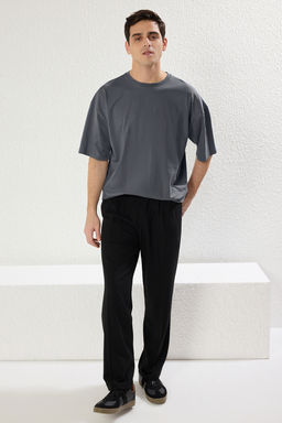 TRENDYOL MAN Lacivert Oversize/Genis Kesim %100 Pamuklu S?rt Bask?l? K?sa Kollu T-Shirt TMNSS23TS00168 - Trendyolmilla фото 40