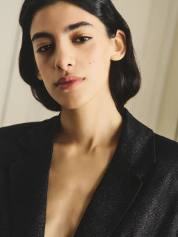 Однобортный жакет с блестками / Zarina