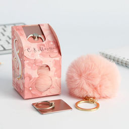 Подарочный набор Это твой день. 8 марта, подставка для телефона-кольцо и брелок