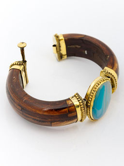 Украшение Браслет кость буйвола №507/9 - Ганг фото 3