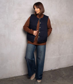 Жилет #КТ8358, тёмно-синий