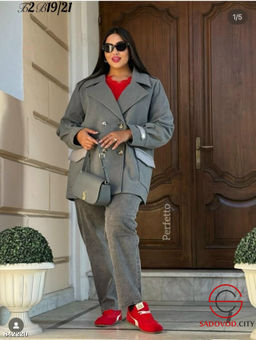 Полупальто-тренч из кашемира