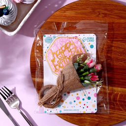 Набор для украшения: топпер С днём рождения 1 шт, кольцо для салфеток 1 шт, МИКС - Страна карнавалия фото 10